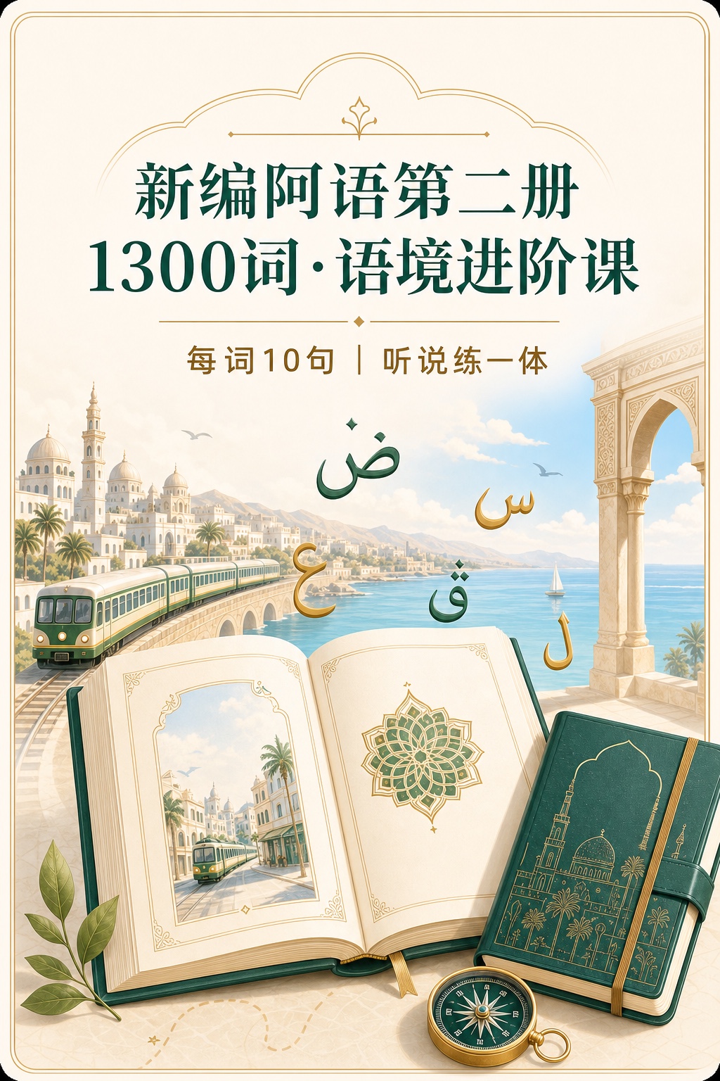 新编阿语第二册1300词·语境进阶课